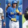 Angelo State Rams' Jacob Guerrero, Ethan Flodstrom and Nick Wilson