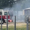 Multiple Trailers Damaged in Fire Off North Bell Street in San Angelo on June 21, 2025.