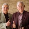 Texas A&M Dean of the College of Veterinary Medicine & Biomedical Sciences (VMBS) Dr. John August (L) with Dr. Tim R. Turner.  