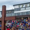 A crowd gathered at Antler Stadium in Kerrville on Wednesday night to remember the victims, many of whom still haven't been found, from the devastating July 4 flood.