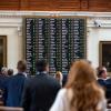 The House chamber on Aug. 5, 2025, on the second day the chamber failed to have a quorum after most House Democrats fled the state to halt a GOP congressional redistricting effort.