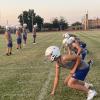 The Eden Bulldogs practice before the 2025 football season.