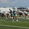 Wall Hawks at football practice August 2025