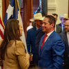 Rep. Tony Gonzales and United States Department of Agriculture (USDA) Secretary Brooke Rollins.