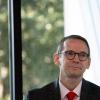 Texas Education Agency Commissioner Mike Morath, seen in Austin on Sept. 9, 2025, said in a statement that he would recommend a state board suspend the licenses of teachers who are disciplined for comments made on the death of Charlie Kirk.