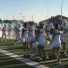 The Wall Hawks run onto the field before their football game with Jim Ned in Tuscola on Friday, Sept. 12, 2025.