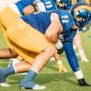 The No. 8-ranked Angelo State football team opened Lone Star Conference play with a 31-20 road win over Eastern New Mexico on a windy Saturday night at Al Whitehead Field at Steve Loy Family Foundation Stadium.