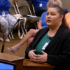 Amanda Weddle, San Angelo's new Animal Services manager, introduces herself to the city council.