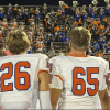 The Central Bobcats celebrate their win over Belton.
