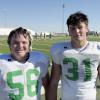 Wall Hawks' Koen Braden and Dylan Sellars