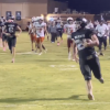 Water Valley's Boston Wiese breaks away for a 31-yard touchdown run against Robert Lee on Friday, Oct. 24, 2025.