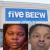 The Five Below store in Dallas, Texas, where police say 22-year-old Keona Hampton (right) shot and killed 41-year-old Cecilia Simpson (left) after a confrontation over a “thank you.”