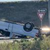 Rollover Crash on US 87 North stalls traffic on Sunday, Nov. 2.