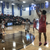 San Angelo Central's Trey Allen fires a 3-pointer in the Bobcats' win over the Lake View Chiefs in the championship game of the Doug McCutchen Tournament on Saturday, Dec. 6, 2025.