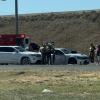 At least one person was taken to the hospital Monday morning after a crash on US Highway 87 just north of San Angelo.