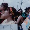 Protesters, many of them high school students, show up in front of a site believed to be an ICE detention facility on Algreg Street in Pflugerville on Feb. 13, 2026.