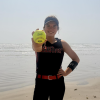 Christoval freshman Kinley Boswell poses after hitting a grand slam during a tournament in Port Aransas.