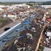 A tornado struck the town of Mineral Wells on Tuesday evening, causing widespread damage in the north Texas community.