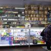 A customer browses products at Austin Vape & Smoke in Austin.