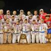 The Coahoma softball team’s bid for an unprecedented fourth straight state championship was ended Thursday by Santa Gertrudis Academy.