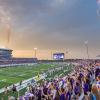 Fireworks signal a Wildcat touchdown in the 24-3 Grand Opening win against  Southland Conference rival Houston Baptist University on Sept. 16, 2017.