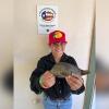 Michael Rodriguez submitted an 8-inch, 0.4-pound Rio Grande Cichlid caught on Oakes Street for pending waterbody record certification.