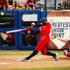 Texas Tech's Mia Williams hits a game-winning home run against Alabama at the 2026 College World Series.