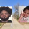 Marquise Anderson (Tarrant County Sheriff's Office). Inset (right): Joanna Shoulder (TruCare Funeral Services).