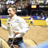 San Angelo tie-down roper Joel Harris competes at the Ponoka Stampede during the 2026 rodeo season.