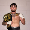 San Angelo’s Braydon “Budah” Schkade won his first championship belt in MMA on Saturday with a first-round knockout.
