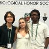 ASU biology students (L-R) Wesley Hale, Zandria Stanfield and Aramide Oladiran at the Tri-Beta National Convention