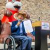 Governor Greg Abbott spoke Wednesday at the ribbon-cutting ceremony for Texas' newest Buc-ee's store in San Marcos.