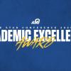 Angelo State Women's Athletics earns LSC Academic Excellence award.