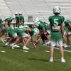 Wall Hawks during practice 2026