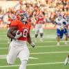 San Angelo Central's Zey Johnson breaks away for a big run against Abilene Cooper on Friday, Sept. 11, 2026.