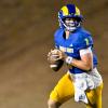 Angelo State quarterback Ayden Arp prepares to throw a pass during the 2026 season.