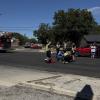 Avenue N was shut down Thursday, Oct. 1, 2026, while first responders treated a man who fell out of a vehicle.