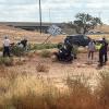 A motorcycle crash Tuesday morning in San Angelo sent a man to the hospital with a broken leg.