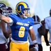 Angelo State's Thomas White reacts to a play during the 2026 football season.