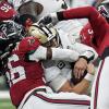 Atlanta Falcons in action against the New Orleans Saints
