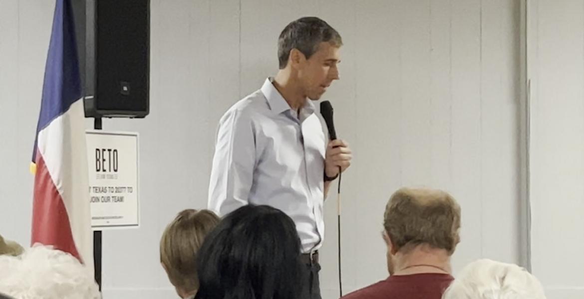 Beto O'Rourke on gun control from his speech at the San Angelo VFW on May 21, 2022
