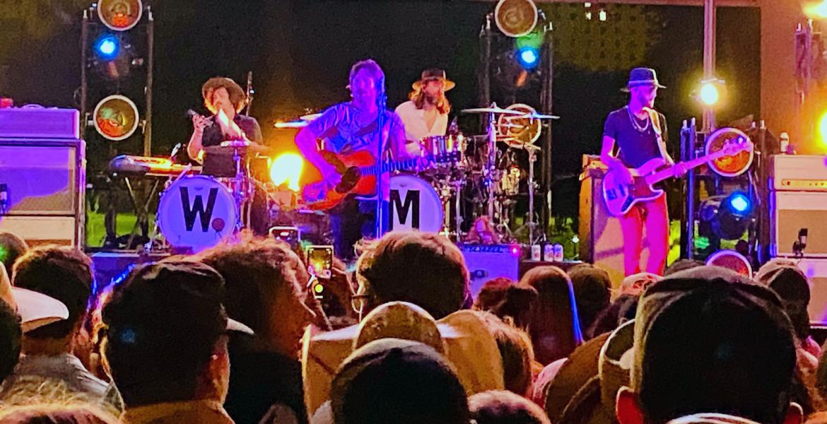Whiskey Myers performs at the July 30, 2022 concert called Wild West Fest in San Angelo, Texas