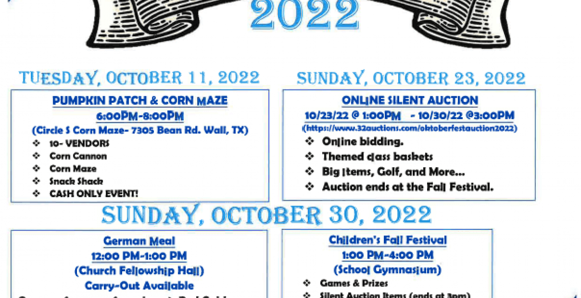 Trinity Lutheran Okoberfest 2022