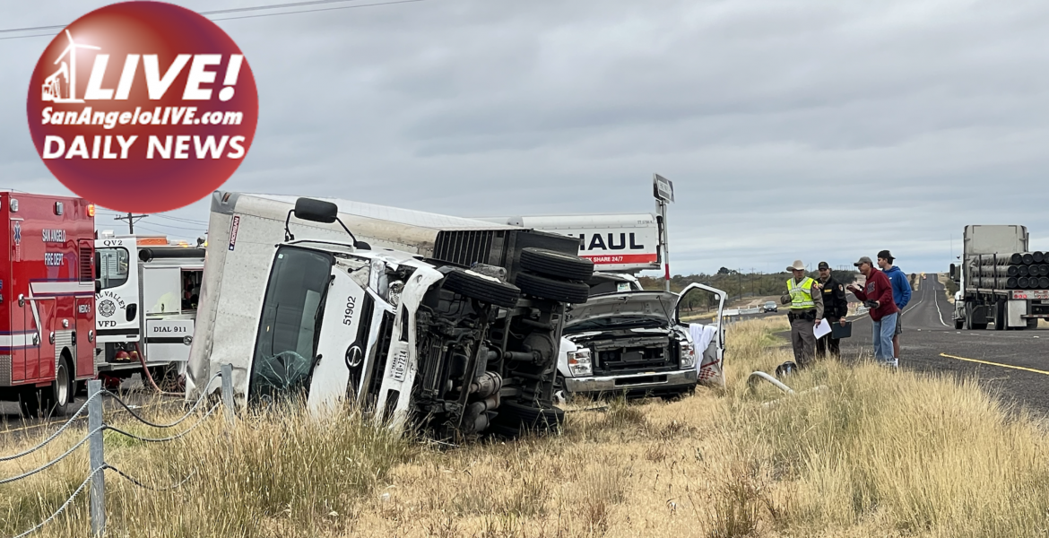 LIVE! Daily | Box Trucks Crash Near Miles!