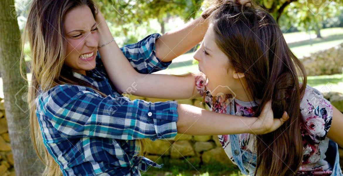 Girl Fight Stock Image (Courtesy/123rf)