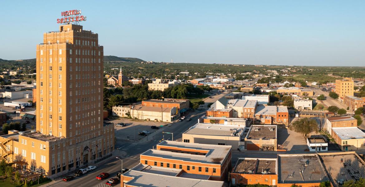 Big Spring, Texas, the county seat of Howard County.