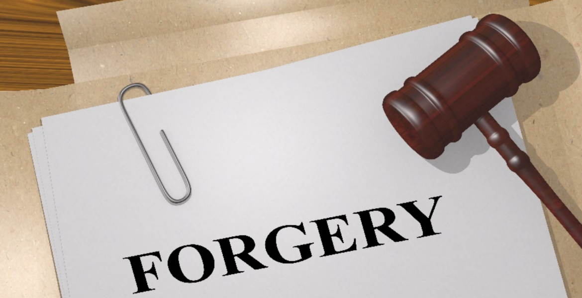 Forgery (Courtesy/Gerald Miller)