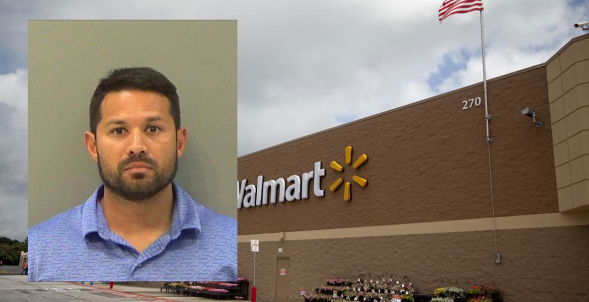 Former SAPD officer Jayson Zapata was arrested for shoplifting at the Walmart, 5501 Sherwood Way, on Oct. 4, 2022.