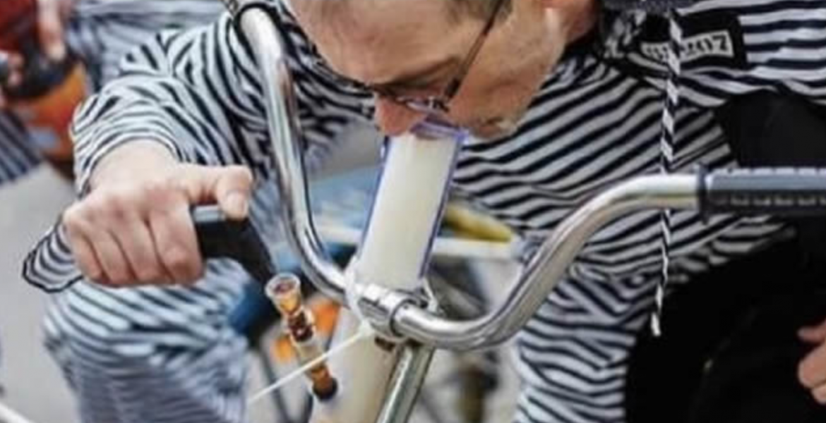 Bicycle Marijuana Bong (Courtesy/Weed Memes)