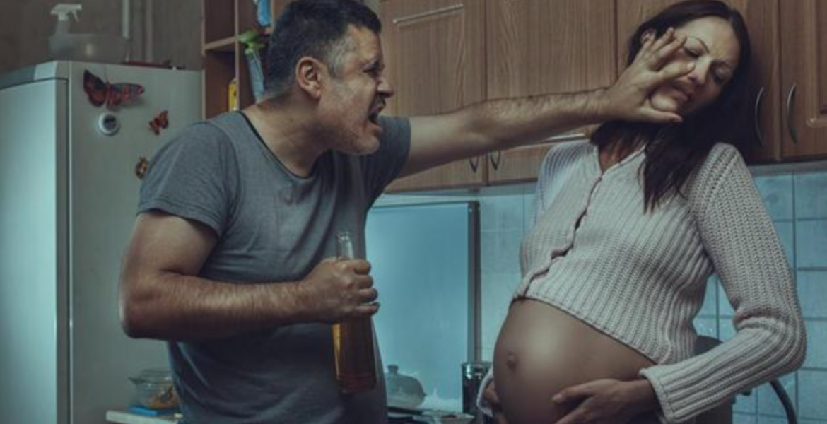 Assaulting a Pregnant Woman (Courtesy/Hindustan Times)